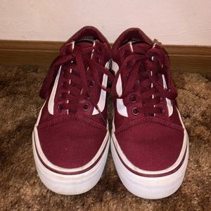 Maroon Old Skool Vans